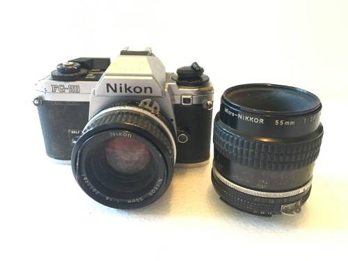 Nikon FG-20 With 2 lenses