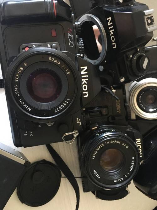 Vintage camera lot.