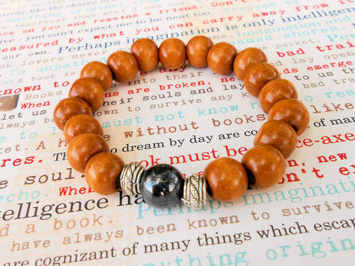 MALA STRETCH BRACELET with Haematite