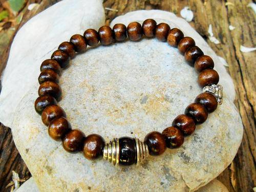 MEN'S MALA BRACELET with Garnet