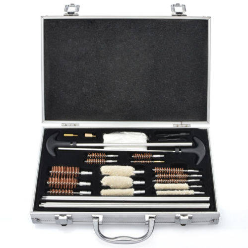 78pc Gun Cleaning Kit Universal Rifle Pistol Shotgun Firearm Maintenance