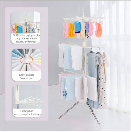 Versatile Space Saving Laundry Dryer Rack 170cm