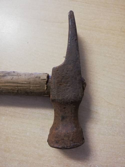 Old wooden handle Hammer - 8