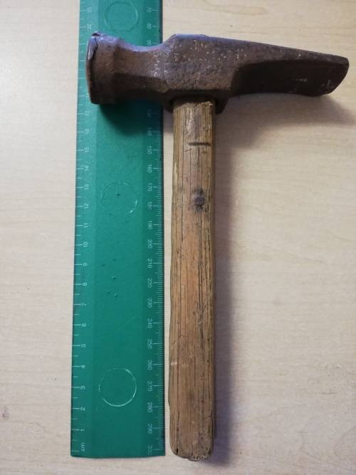 Old wooden handle Hammer - 8
