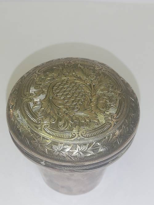 Hallmark silver watch cane top