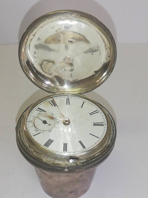 Hallmark silver watch cane top
