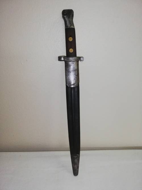 Boer War issued '88 Pattern Enfield Lee Metford bayonet & scabbard