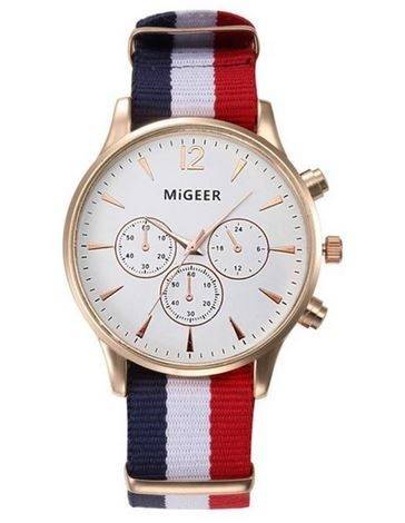 (LOW Additional shipping)Luxury Fashion Canvas Mens Analog Watch Wrist(Local in SA)