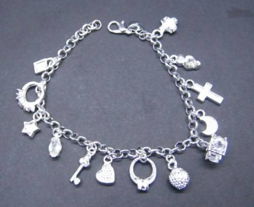 Charm Bracelet 925 Sterling Silver (Silver Filled)