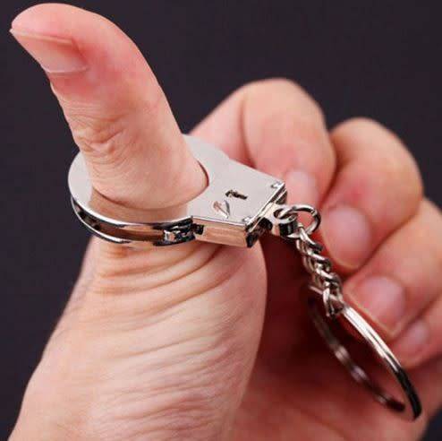 Handcuff Keychain