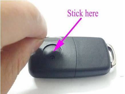 14mm Replacement Dark Blue Key Badge for VW