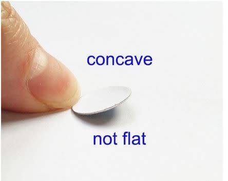 14mm Replacement Dark Blue Key Badge for VW