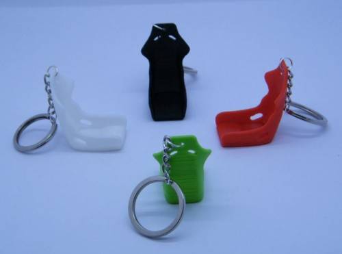 Green Sport Seat Key Chain