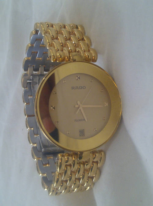 RADO FLORENCEMens Gold Watch Saphire Glass  In a Excellent Condition 100% AUTHENTIC