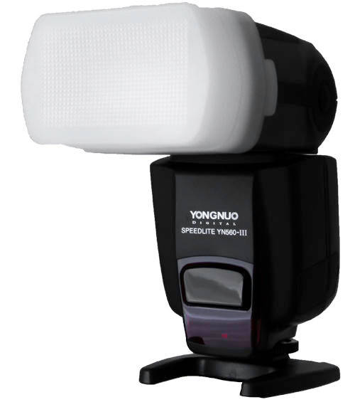 Yongnuo YN-560 III and Diffuser