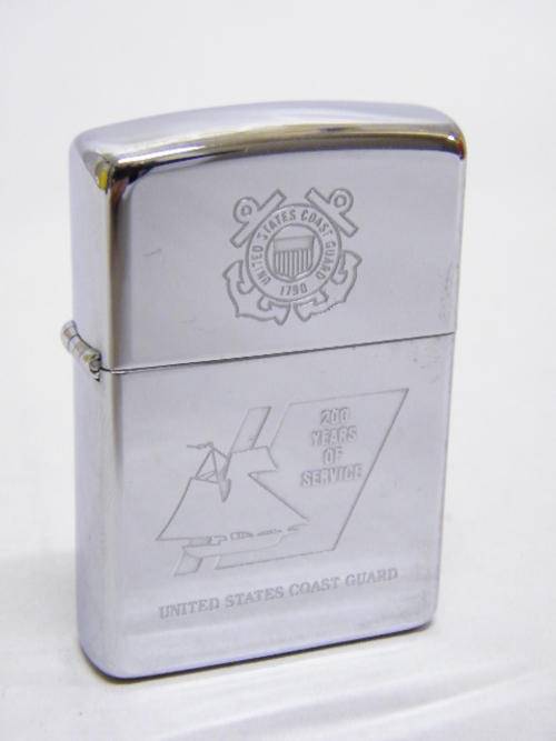GENUINE ZIPPO - United States Coast Guard, 200 Years of Service - 5 x 3.5cm