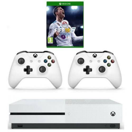 NEW Xbox One S 1TB Bundle (2x Controllers + Fifa 18) 24Hour Delivery