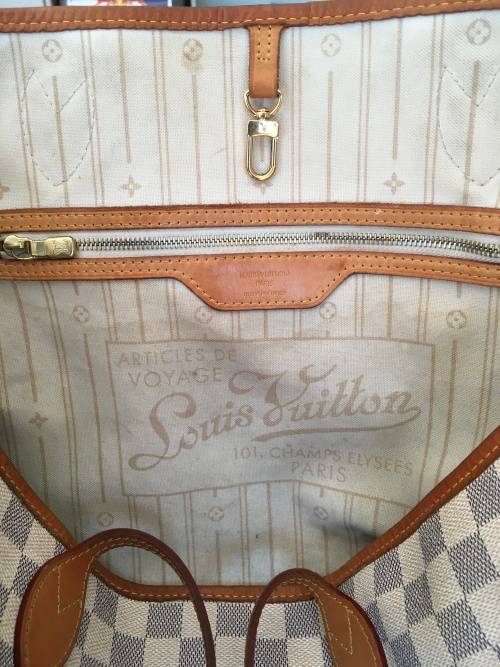 Authentic LOUIS VUITTON Neverfull GM Damier Azur Tote Bag