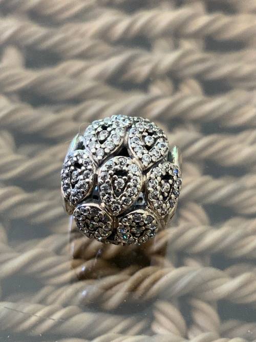 Pandora Cascading Glamour Charm with Clear Cubic Zirconia