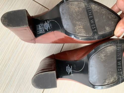 NINE WEST LEATHER BOOTS