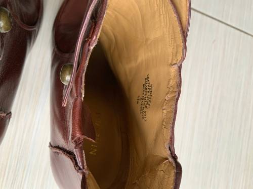 NINE WEST LEATHER BOOTS