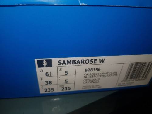 ADIDAS SAMBA SHOES - Size 5 UK / 38 EUR / 6 1/2 US