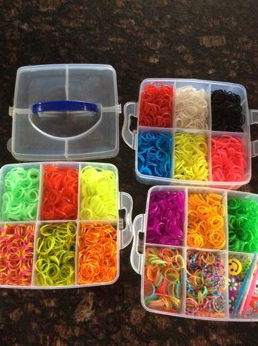 NEW ARRIVAL!!! STACKABLE CONTAINER 4000+ LOOM BANDS