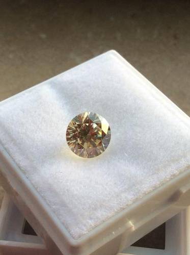 Natural Untreated Diamond 1.156 cts P/ Cape color SI3 Clarity - "JARROD MCALLISTER ONLY"