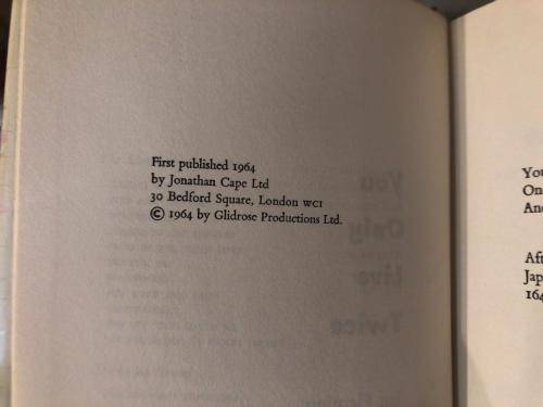 You Only Live Twice by Ian Fleming