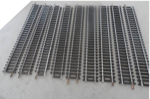 LIMA  H0 RAILROAD TRACKS  9 X STRAIGHTS  N/3020