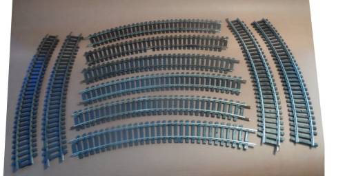 LIMA HO RAILROAD TRACKS  10 X  curves  N/3030