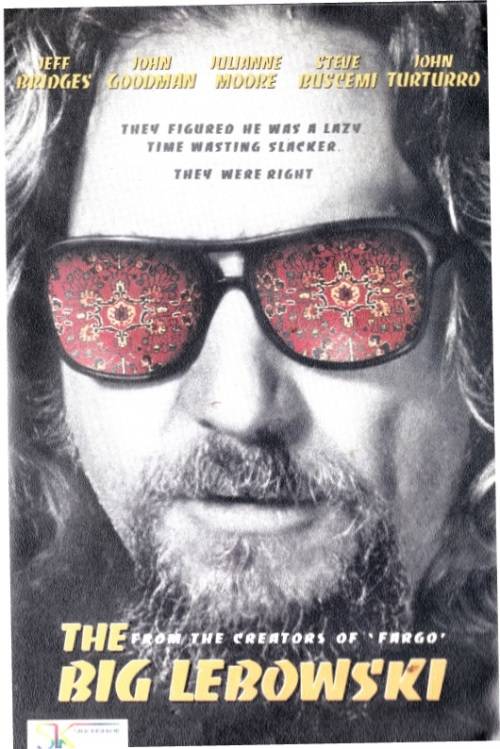 VHS CASSETTE : ` THE BIG LEBOWSKI ` FROM THE CREATOR OF FARGO   DIRECTED BY ROGER DEAKINS ASC
