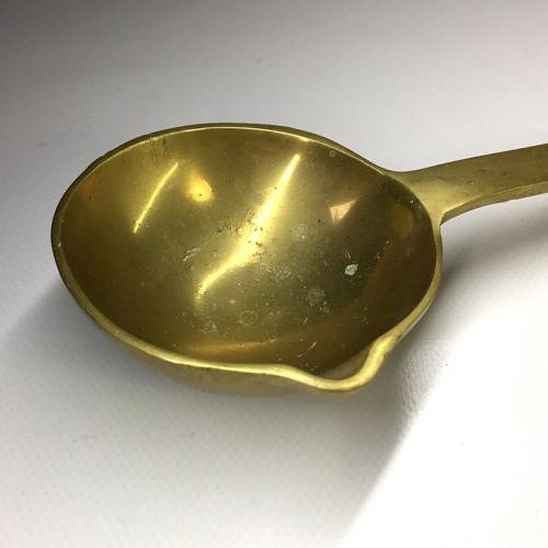 SOLID BRASS KITCHEN LADLE