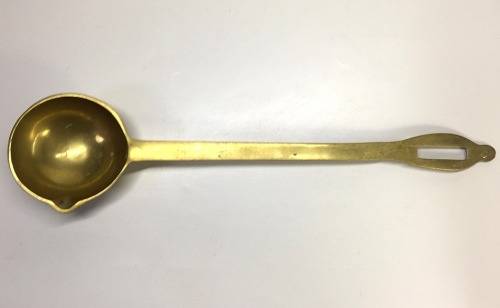 SOLID BRASS KITCHEN LADLE