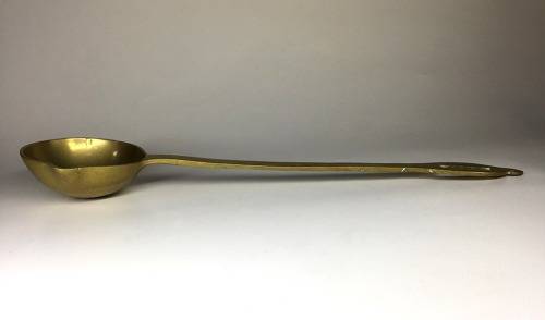 SOLID BRASS KITCHEN LADLE