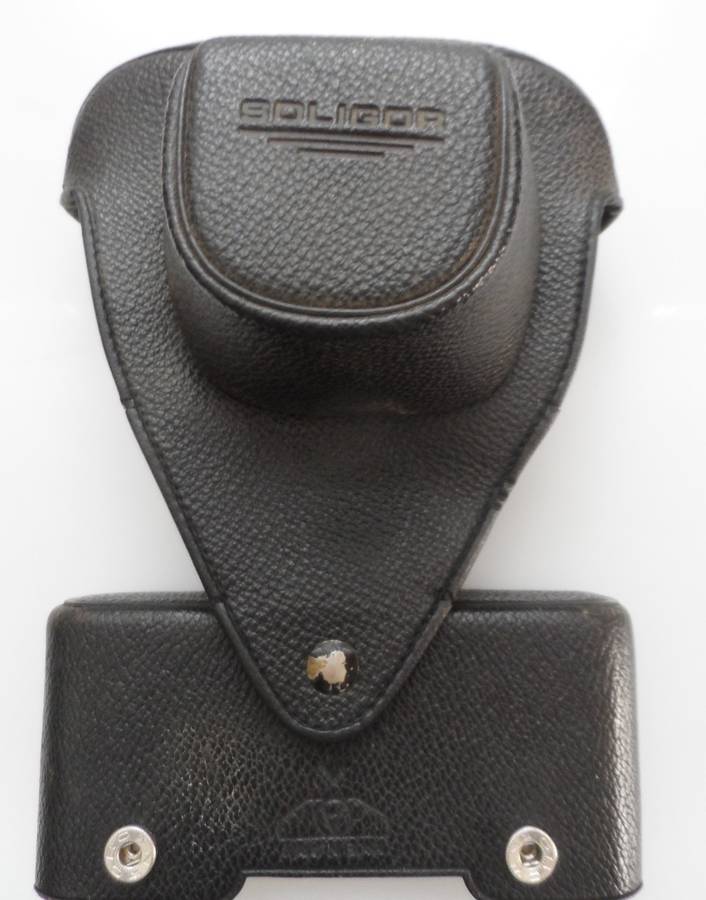 VINTAGE SOLIGOR  SLR CAMERA  & LENS CASE , SEMI-SOLID MOULDING