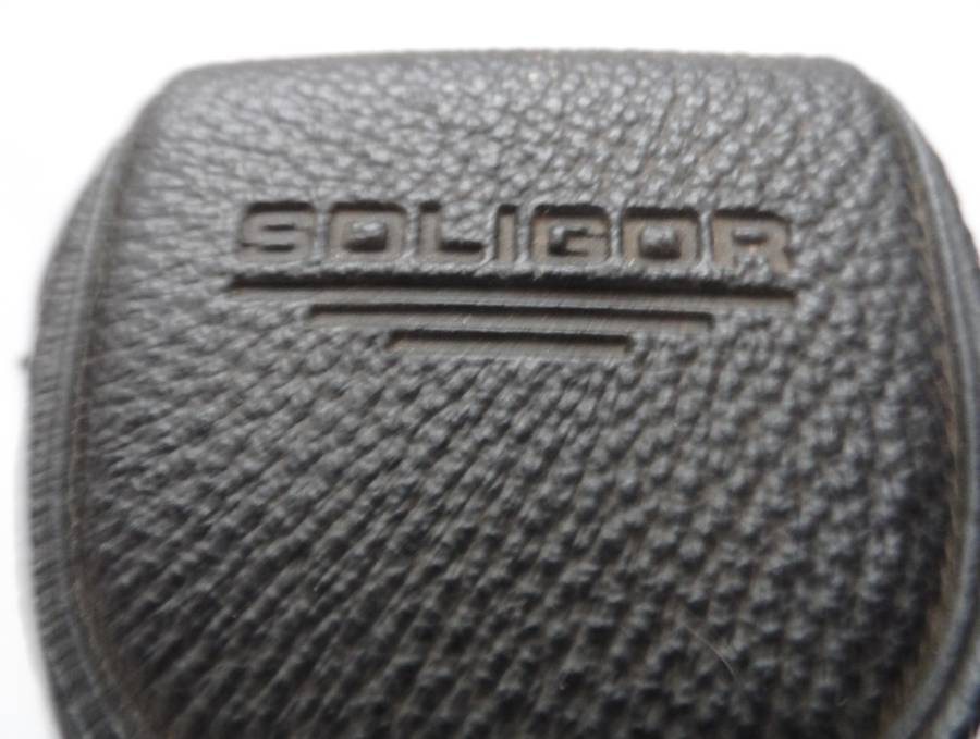 VINTAGE SOLIGOR  SLR CAMERA  & LENS CASE , SEMI-SOLID MOULDING
