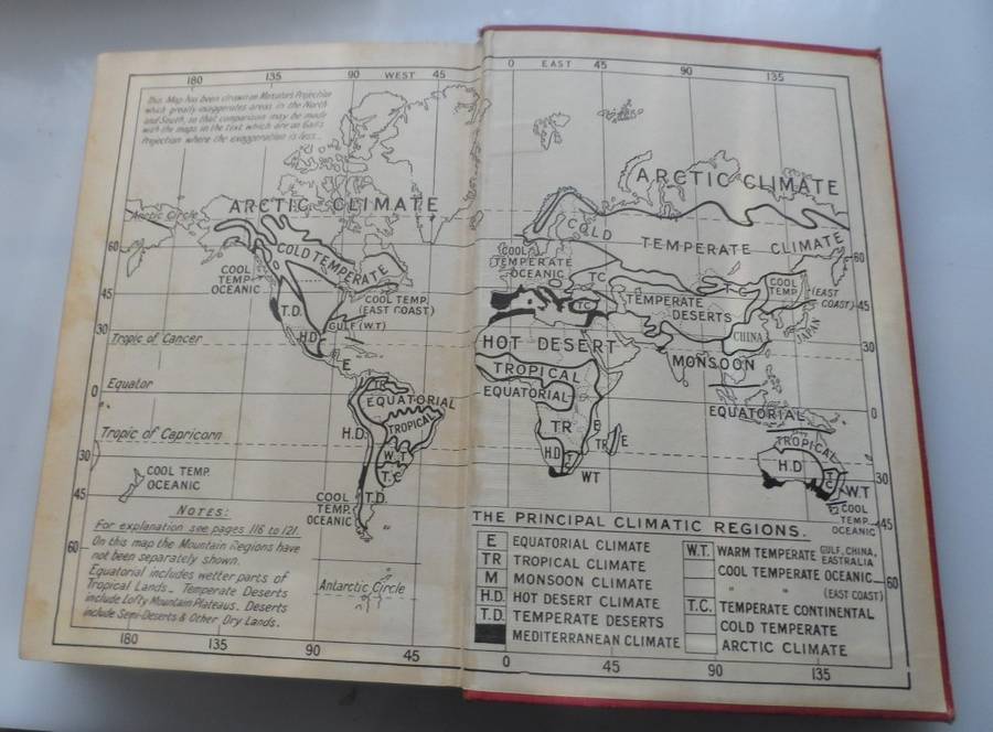 VINTAGE 1937 `THE WORLD A GENERAL GEOGRAPHY`for S A  schools J Dudley Stamp & J N Jamieson rare text