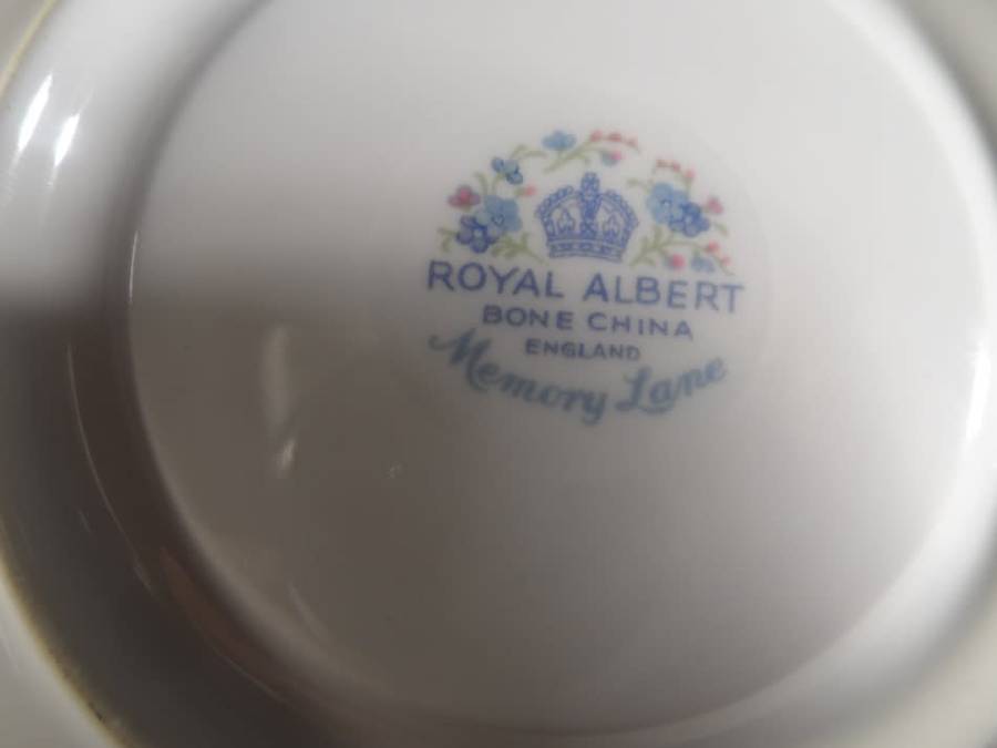 ROYAL ALBERT `MEMORY LANE   REPLACEMENT SAUCERS  X 2
