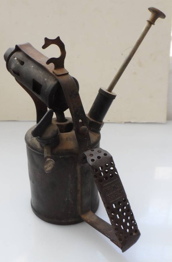 VINTAGE 1940,s , PRIMUS model No. 632 BRASS BODY BLOW TORCH  , STOCKHOLM SWEDEN