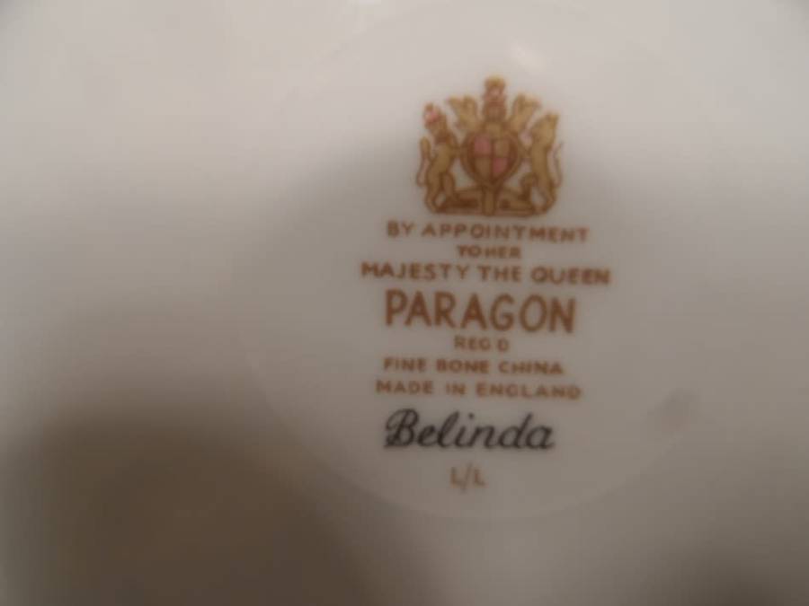 PARAGON  replacement cake / side plate  ' BELINDA '