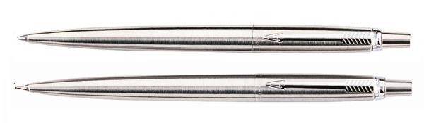 Parker Jotter Stainless Steel Ballpoint Pen And Pencil Set - NEW