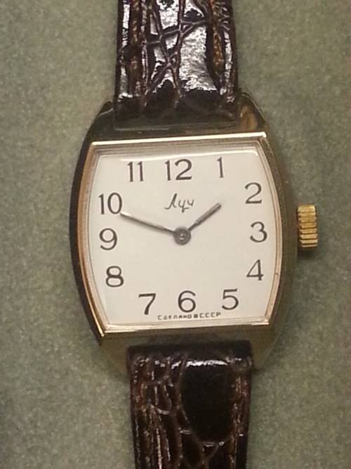 Antique 1950 Lutsch Mechanic watch - Made in UDSSR (Russian)