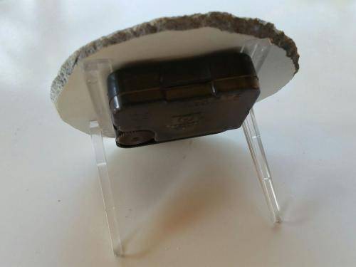 Stone Quartz Table Clock - with stand