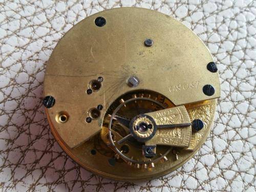 Antique Pocket watch Movement with Dial -Watchmaker Treasures
