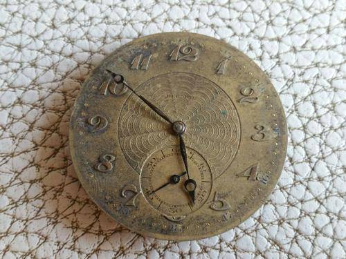 Antique Pocket watch Movement with Dial -Record-Watchmaker Treasures