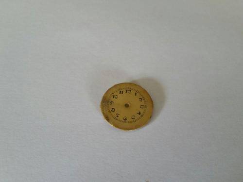 Antique watch Dial   18.5mm round -Watchmaker Treasures