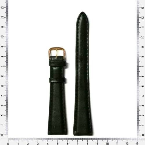 Strap 20mm watch strap genuine leather/ black / made in Germany