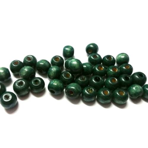 Beads / Wooden Beads / green Beads, 10mm /  price 25pcs/ Beads for crafting