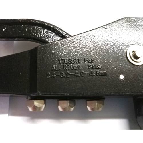 Hand Riveter with 360 Degree Rotary Head -inclusive lot of rivets- Made in Germany